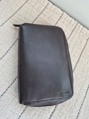 Leather Zippered Wallet By Danier Brown